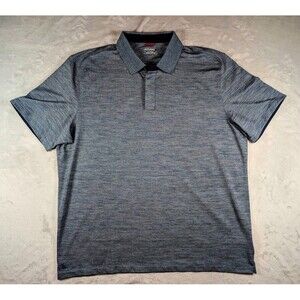 UNTUCKit Hannifer Polo Shirt Mens XL Blue Performance Stretch Casual